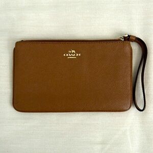 Coach Large Corner Zip Wristlet